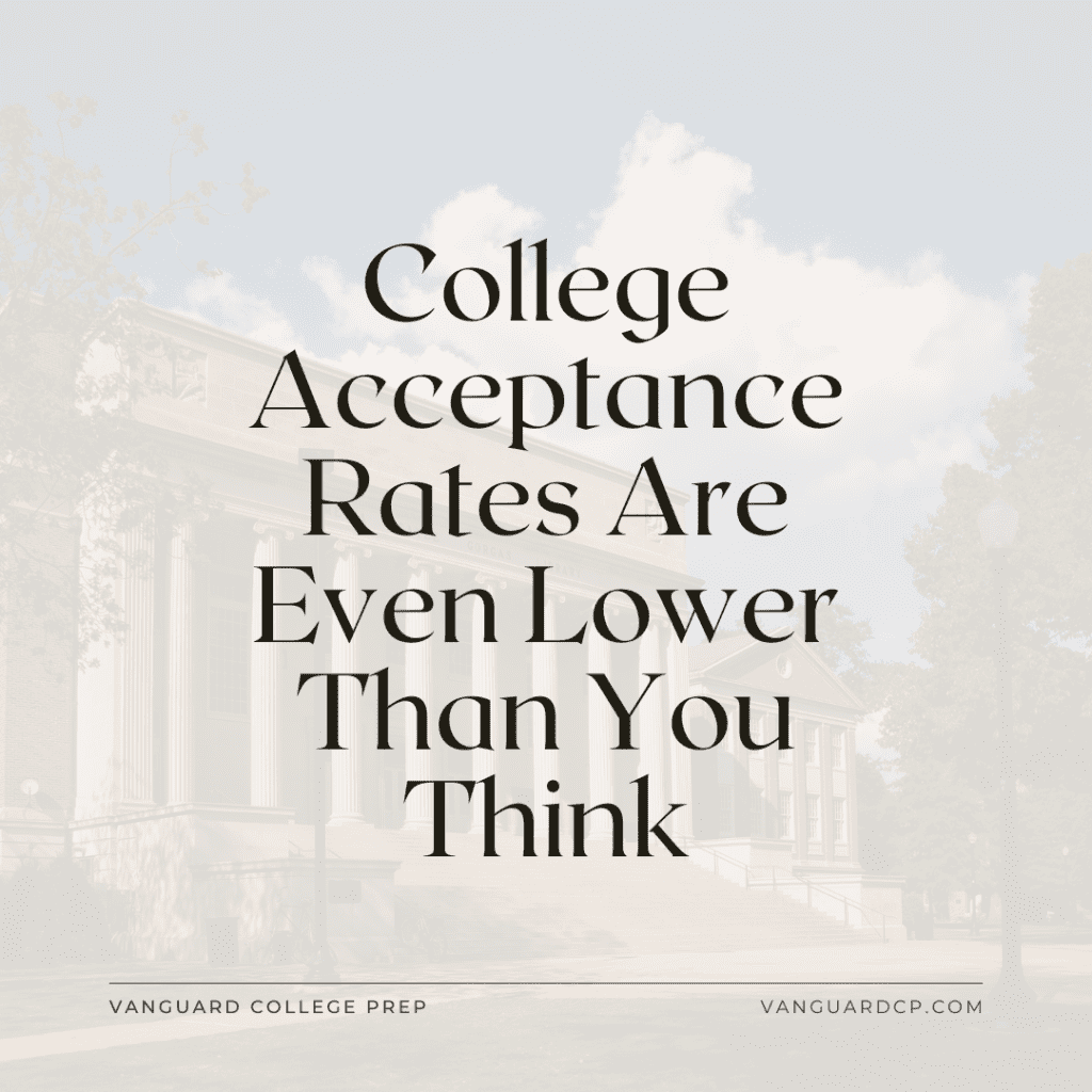 College Acceptance Rates Are Even Lower Than You Think