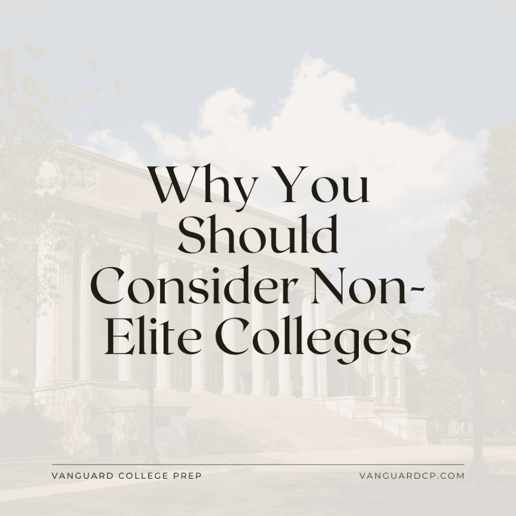 Why You Should Consider Non-Elite Colleges: What The 2022-23 Common App Report Tells Us